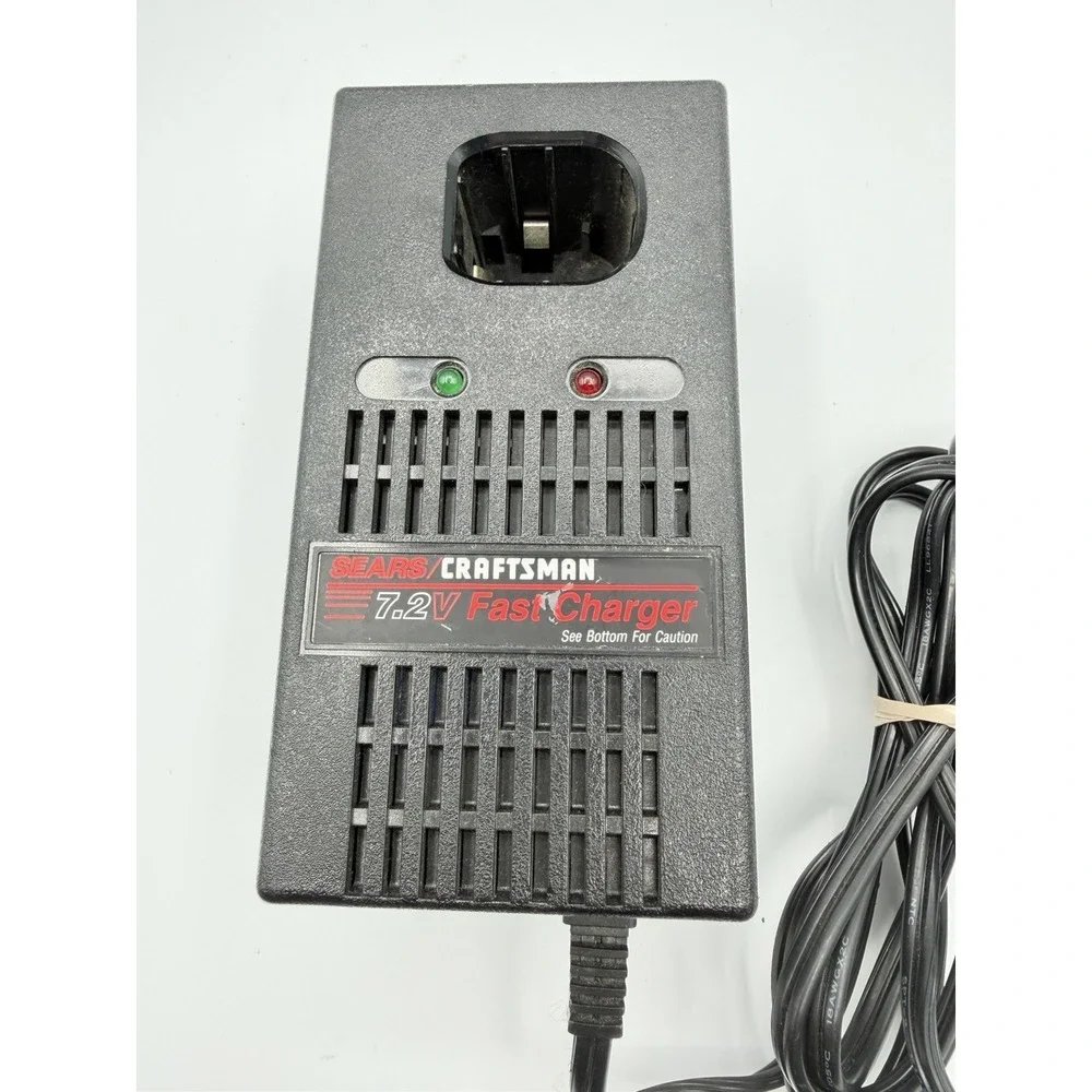 Craftsman 7.2V Fast Battery Charger 970814-004 Sears OEM Charger Tested